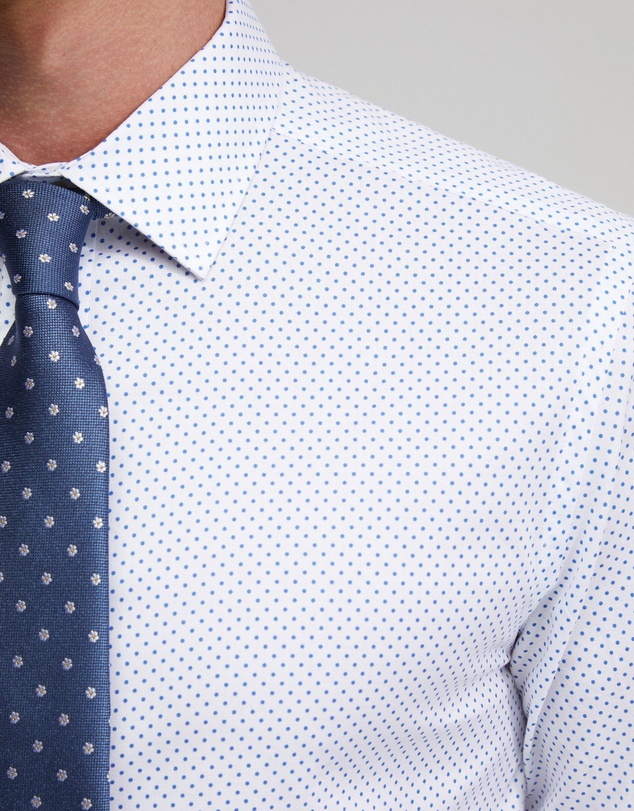 Oxford - Beckton Cotton Dotted Shirt
