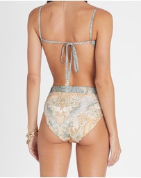 Aqua Blu Australia - Floret Marilyn High Waist Pant