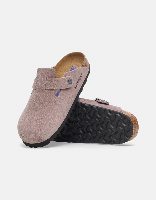 Birkenstock - Boston SFB Suede Leather Narrow - Unisex