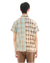 THE TALES - The Tales Half n Half 70's Flannel Camp Shirt