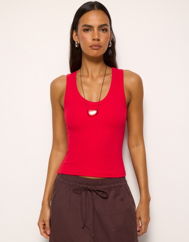 AERE - Cotton Scoop Tank
