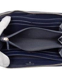 Pre-Loved by Azura Reborn - Pre-Loved Camellia Embossed Zip Around Long Wallet
