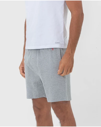 Coast Clothing - Barcelona Mens Lounge Shorts - Grey