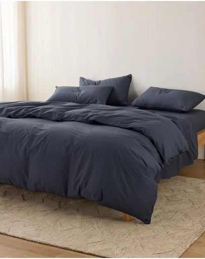 Sheet Society - Leo Washed Cotton Quilt Cover Set