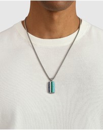 Nialaya Jewellery - Trinity Pendant Necklace in Silver