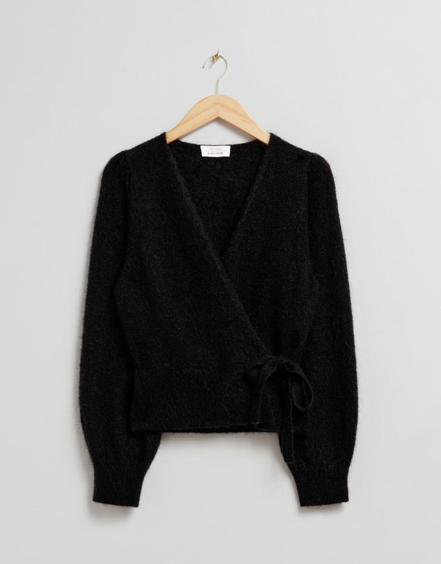 & Other Stories - Mohair-Blend Knitted Wrap Cardigan