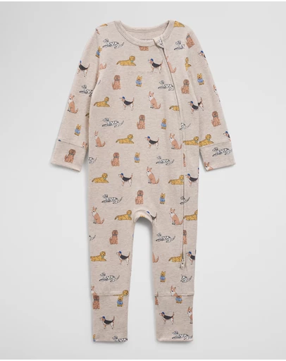 Country Road - Organically Grown Cotton Jersey Print Jumpsuit
