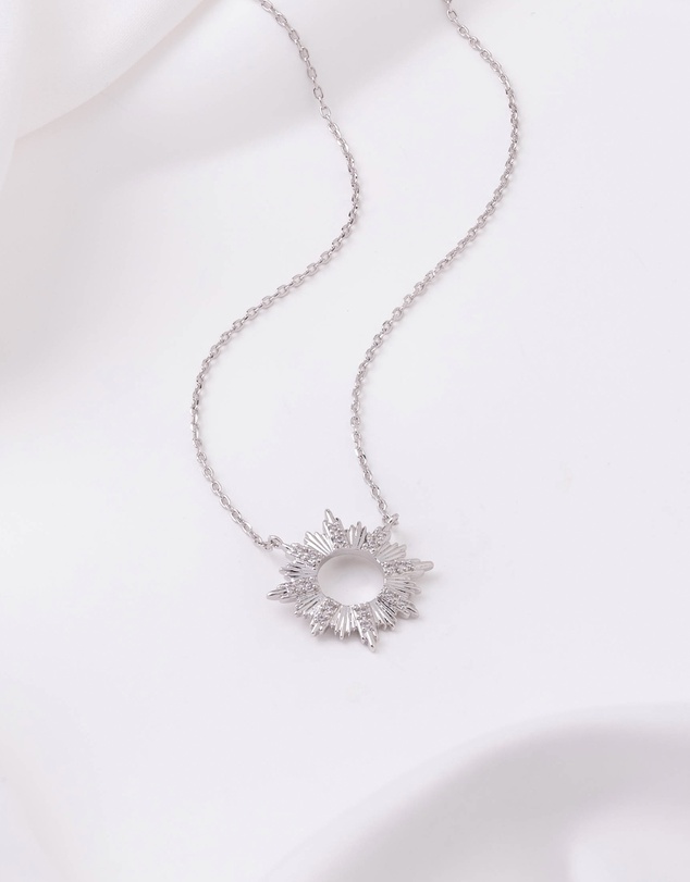 Wanderlust + Co - Sunseeker Silver Necklace