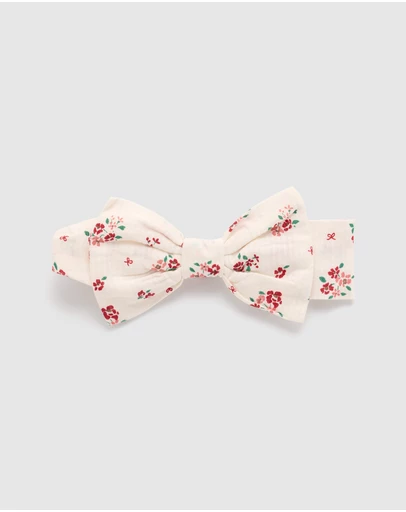 Purebaby - Festive Bow Headband-Kids-Babies