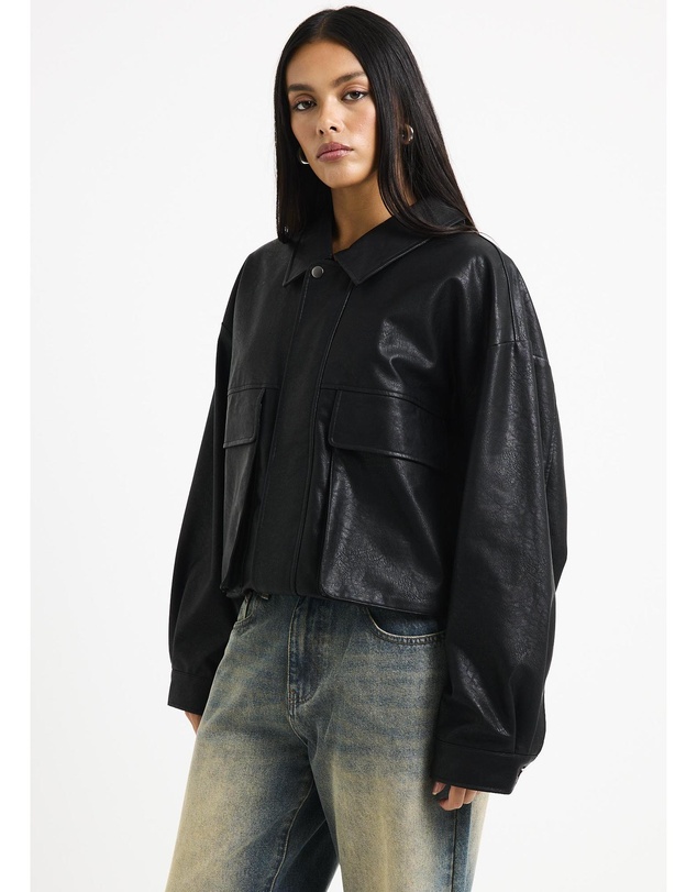 Alice In The Eve - Jen Oversized Patch Pocket Jacket