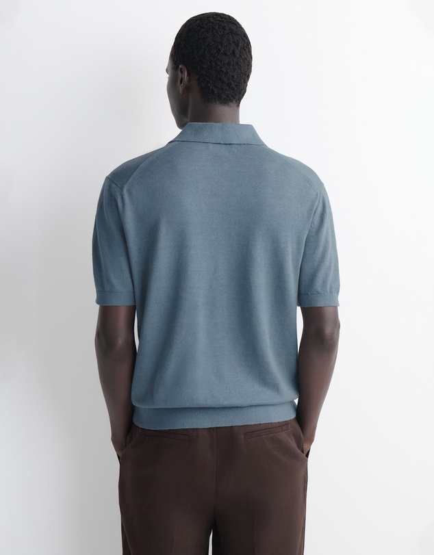 COS - Knitted Linen Polo Shirt