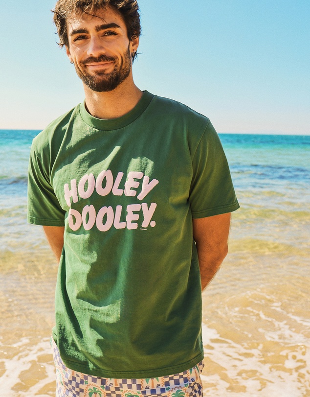 Skwosh - Hooley Dooley Slang Tee in Green