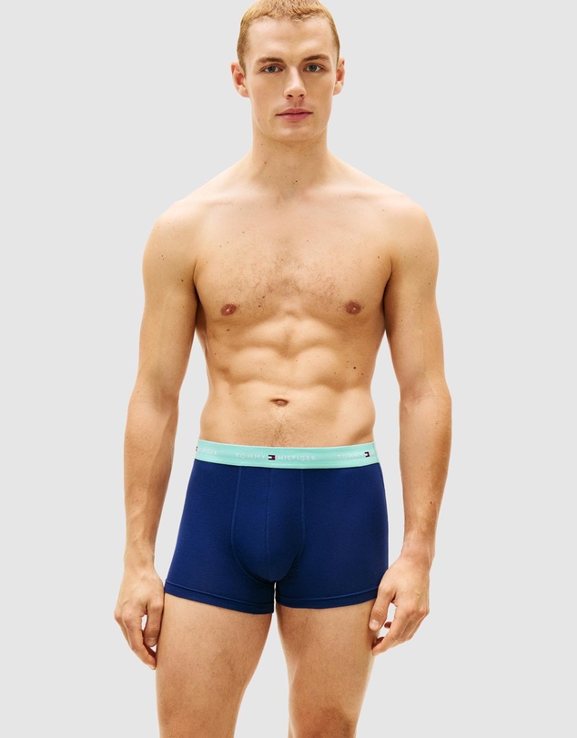 Tommy Hilfiger - 3-Pack Signature Repeat Logo Waistband Trunks