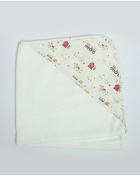 Little Stuff - Farm Friends Hooded Towel