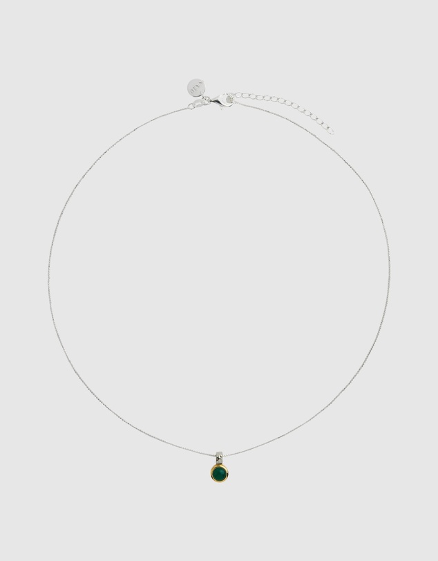 Najo - Solace 2-Tone Green Onyx Necklace