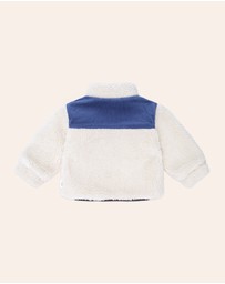 Huxbaby - Patches Cord Sherpa Jacket - Babies-Kids