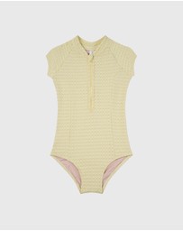 Aqua Blu Kids - Stepping Stones Cap Sleeve One Piece - Kids