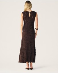 MOS The Label - Anouk Crochet Maxi Dress