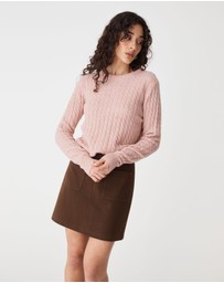 Forcast - Andie Cable Knit Jumper