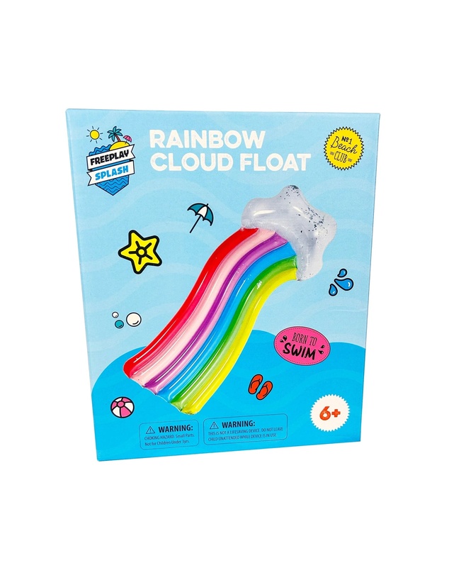 Freeplay Splash - Rainbow Lie-On Float