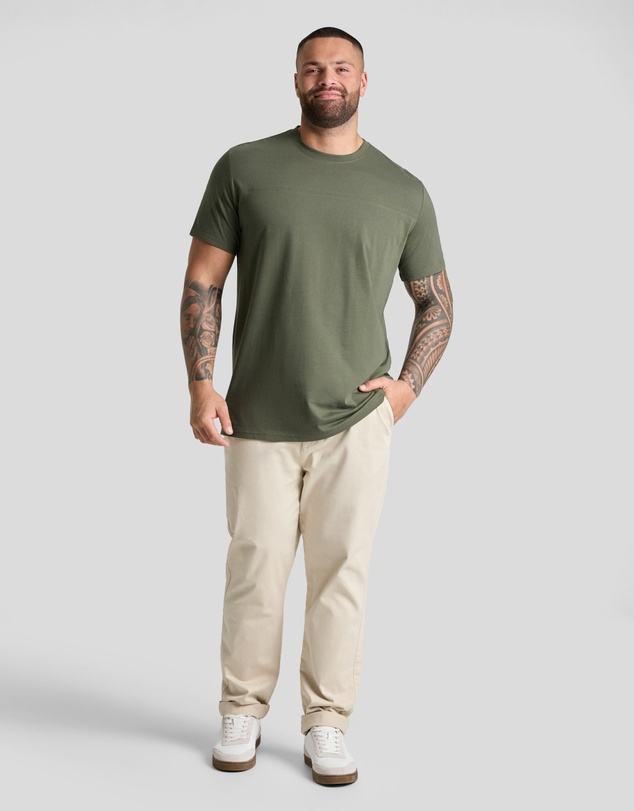 Johnny Bigg - Essential Longline Panel Tee