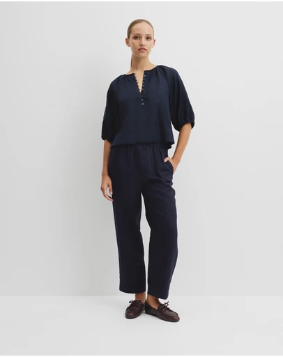 Country Road - Organically Grown Linen Tapered Jogger
