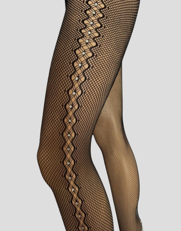 High Heel Jungle - Side Hustle Mesh Tights