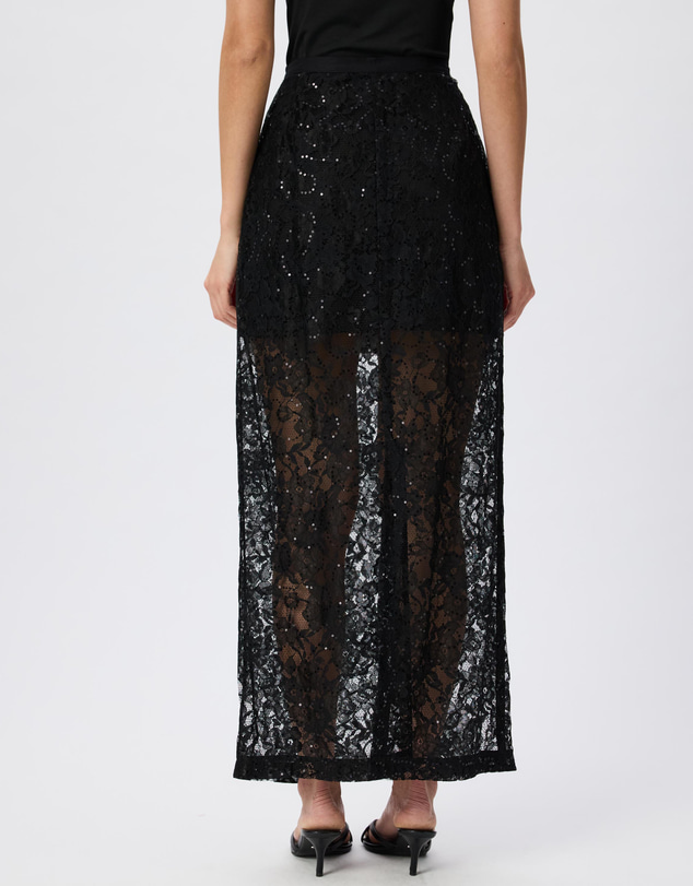 Tussah - Lauren Sequin Lace Maxi Skirt