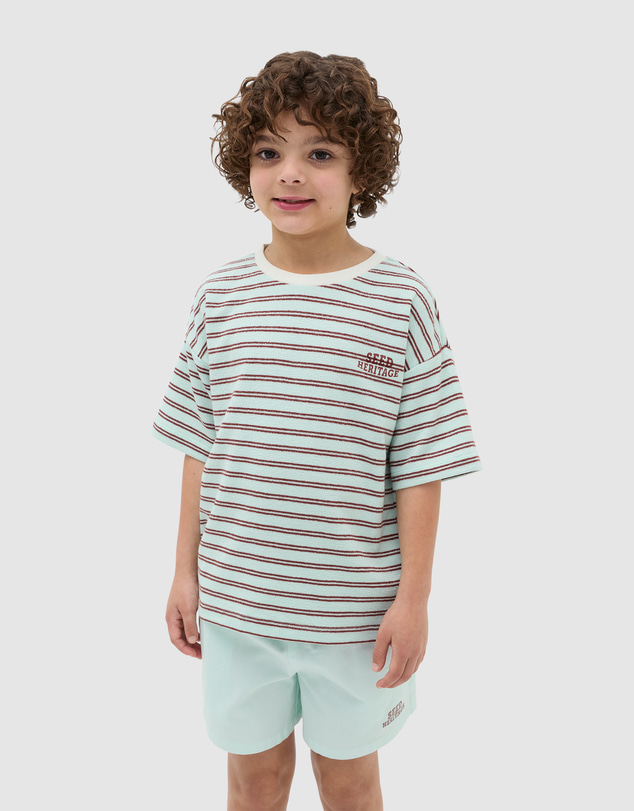 Seed Heritage - Stripe Texture Tee