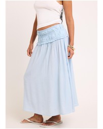 Subtitled - Chloe Shirred Midi Skirt