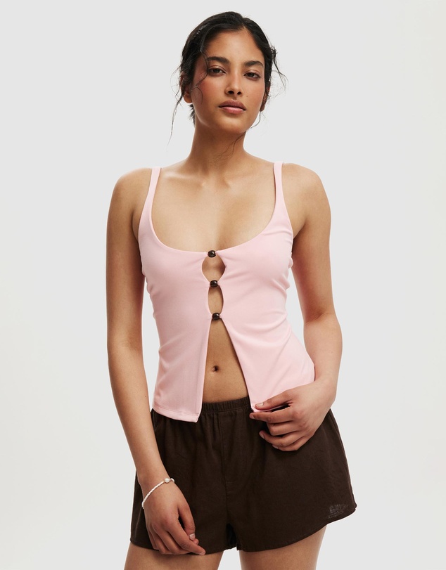 Cotton On - Ava Keyhole Bead Cami