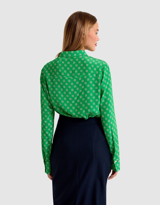 Oxford - Poppy Dot Print Blouse