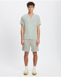 Scotch & Soda - Fave Printed Tencel Relaxed Fit Bermuda Shorts
