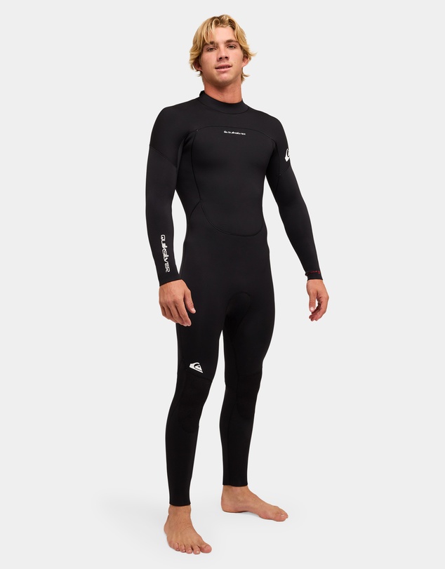 Quiksilver - Mens School Prologue 4/3mm GBS Back Zip Wetsuit