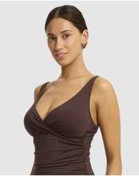 Sea Level Australia - Essentials Edit Cross Front Multifit Singlet Top