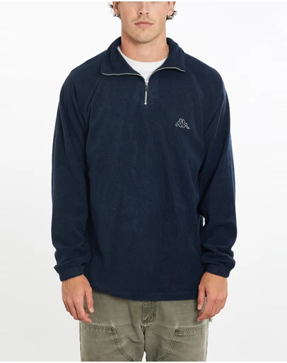 Vintage by The Real Deal - Pre Loved - Vintage Kappa Quarter Zip Fleece Sweatshirt