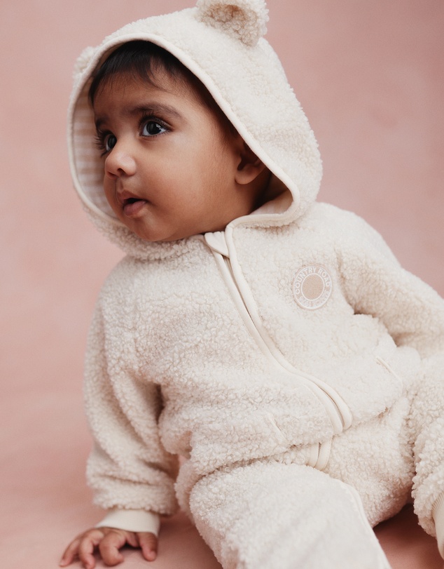Country Road - Sherpa Hooded Jumpsuit