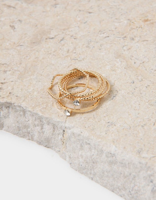 Forcast - Kaleah 5PC Rings Set