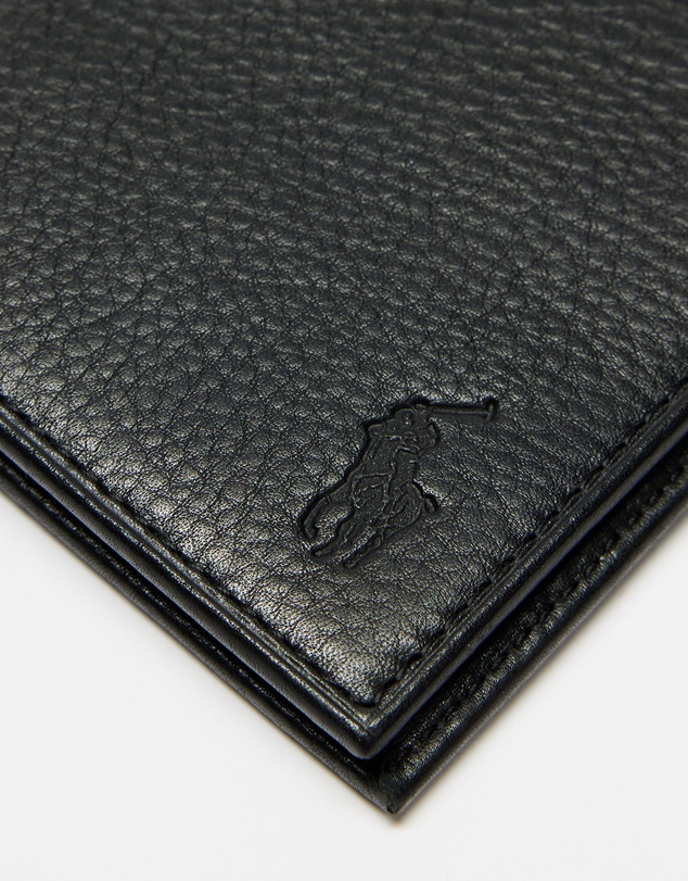 Polo Ralph Lauren - Pebbled Leather Billfold Wallet- ICONIC EXCLUSIVE