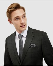 Politix - Windowpane Check Tailored Jacket