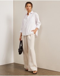 AERE - Marlow Linen Relaxed Pants