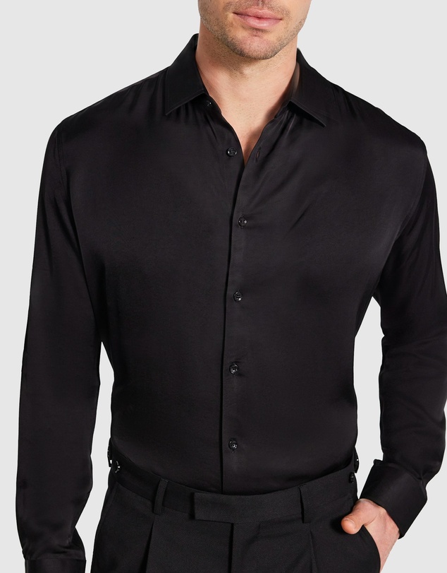 Tarocash - Titanium Viscose Shirt