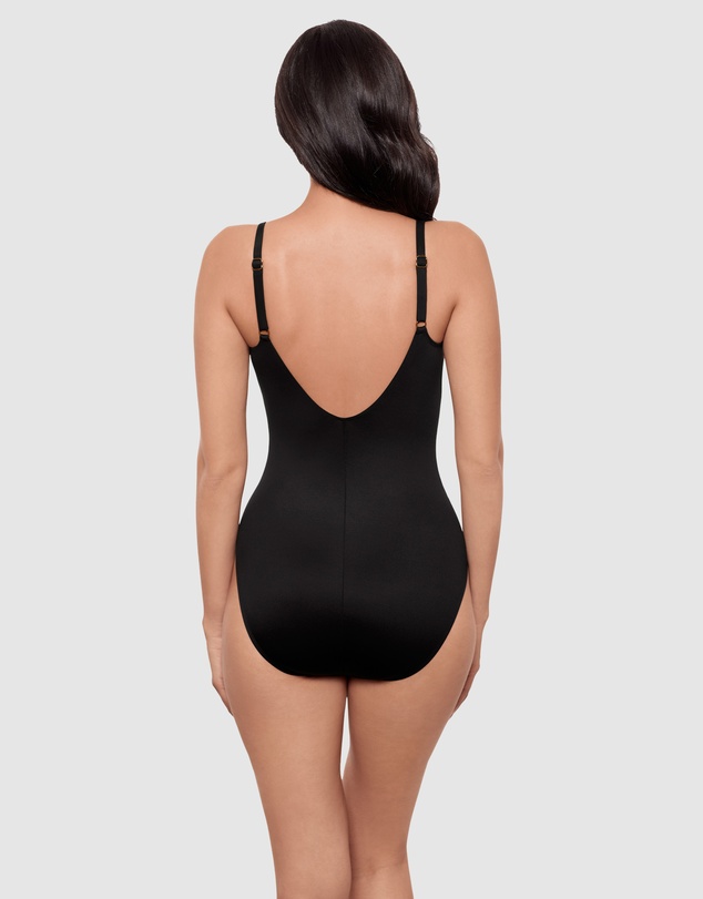 Miraclesuit Swimwear  - Razzle Dazzle Antheia Plunge Underwired Shaping Swimsuit
