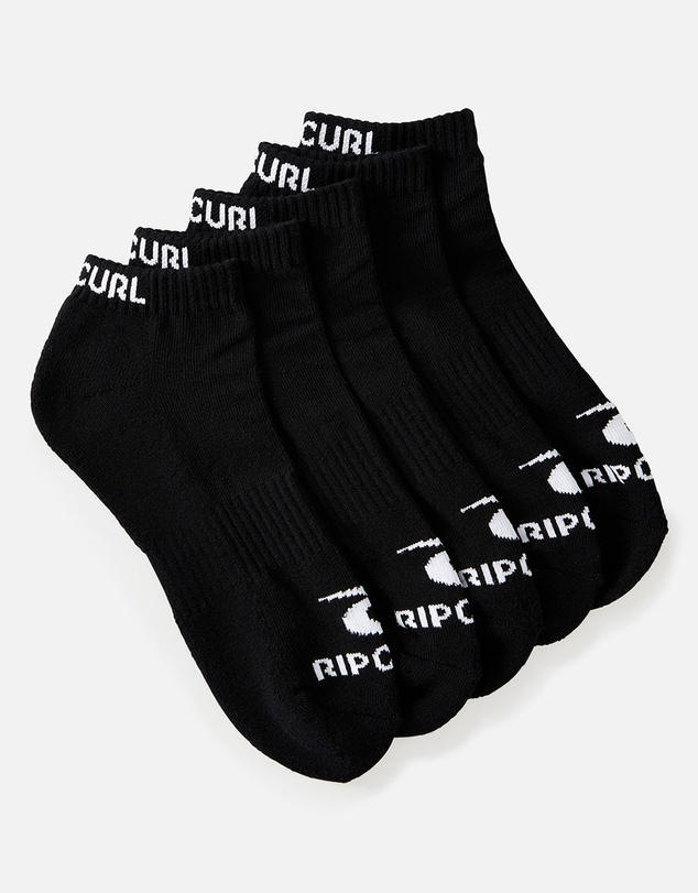 Rip Curl - Men's Brand Ankle Sock - 5 Pack