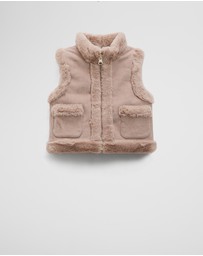 Country Road - Reverse Faux Fur Vest