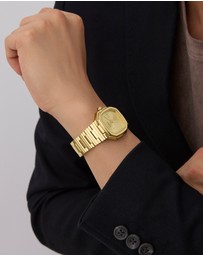 GUESS - Guess Oliver Mens Gold Tone Date Watch