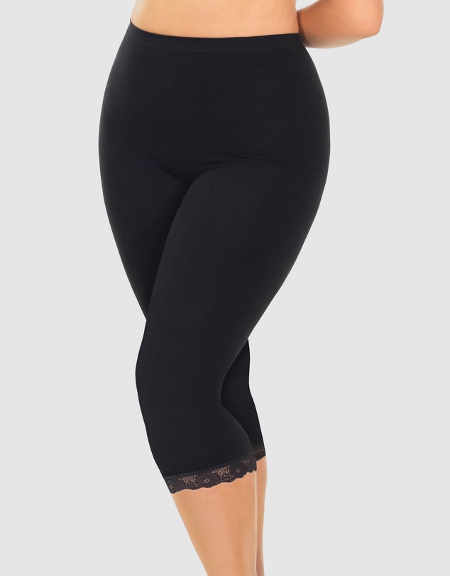 B Free Intimate Apparel - Anti Chafing High Rise 3/4 Cotton Leggings