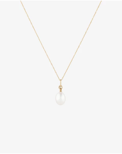 Michael Hill - Pendant with Cultured Freshwater Baroque Pearl in 10kt Yellow Gold