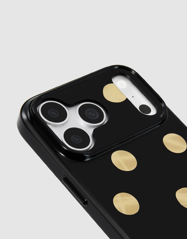 Kate Spade - Kate Spade Metallic Classic Dot MagSafe Case for iPhone 18 Pro / 17 Pro