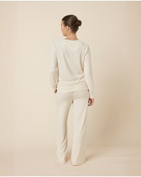 Gingerlilly - Ellie Lightweight Velour Cable Knit Set